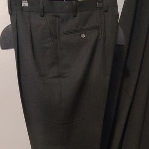 Ralph Lauren Men's Black Pinstripe Trousers
